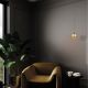 Pendule, Lustre suspendate - Pendul LED design modern ROLLER auriu