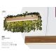 Pendule, Lustre suspendate - Lustra LED din lemn ideala pult sau masa bucatarie Ash