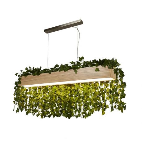 Pendule, Lustre suspendate - Lustra LED din lemn ideala pult sau masa bucatarie Ash