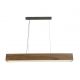 Pendule, Lustre suspendate - Lustra LED din lemn ideala pult sau masa bucatarie Ash