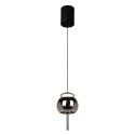 Pendul LED design modern ROLLER crom negru