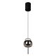 Pendule, Lustre suspendate - Pendul LED design modern ROLLER crom negru