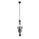 Candelabre, Lustre - Candelabru cu 5 brate design rustic Lodge negru