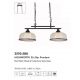 Pendule, Lustre suspendate - Lustra cu 2 brate design clasic Highworth
