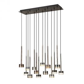 Lustra suspendata design modern TONIC 14L multicolor