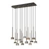 Lustra suspendata design modern TONIC 14L multicolor