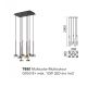 Pendule, Lustre suspendate - Lustra suspendata design modern TONIC 8L multicolor