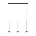 Lustra suspendata design modern TONIC 3L transparent