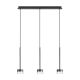 Lustra suspendata design modern TONIC 3L transparent