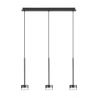 Lustra suspendata design modern TONIC 3L transparent