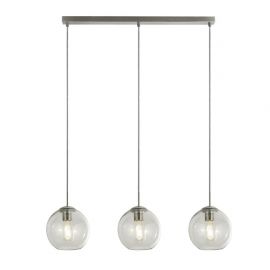 Lustra cu 3 pendule din sticla transparenta Balls