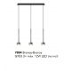 Pendule, Lustre suspendate - Lustra suspendata design modern TONIC 3L bronz