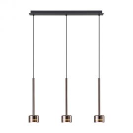 Pendule, Lustre suspendate - Lustra suspendata design modern TONIC 3L cupru
