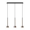 Lustra suspendata design modern TONIC 3L cupru