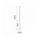Pendule, Lustre suspendate - Pendul design modern TONIC crom