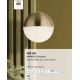 Pendule, Lustre suspendate - Lustra, Pendul LED Marbles alama satinata