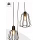 Pendule, Lustre suspendate - Lustra cu 3 pendule design industrial X Senator