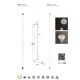 Lampadare - Lampadar LED vertical design modern minimalist VERTICAL 36W negru