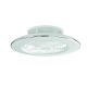 Lustra LED Smart cu Ventilator si telecomanda ALISIO alb