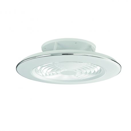 Lustre cu ventilator - Lustra LED Smart cu Ventilator si telecomanda ALISIO alb
