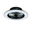 Lustra LED Smart cu Ventilator si telecomanda ALISIO negru