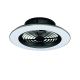 Lustra LED Smart cu Ventilator si telecomanda ALISIO negru