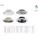 Lustre cu ventilator - Lustra LED Smart cu Ventilator si telecomanda ALISIO negru