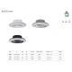 Lustre cu ventilator - Lustra LED Smart cu Ventilator si telecomanda ALISIO MINI alb