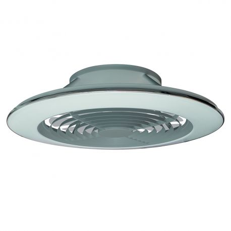 Lustre cu ventilator - Lustra LED Smart cu Ventilator si telecomanda ALISIO XL argintiu