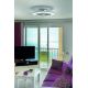 Lustre cu ventilator - Lustra LED Smart cu Ventilator si telecomanda ALISIO XL argintiu