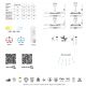 Lustre cu ventilator - Lustra LED cu Ventilator si telecomanda COIN lemn/alb