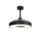 Lustre cu ventilator - Lustra LED cu Ventilator si telecomanda COIN negru