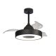 Lustre cu ventilator - Lustra LED cu Ventilator si telecomanda Mini COIN negru