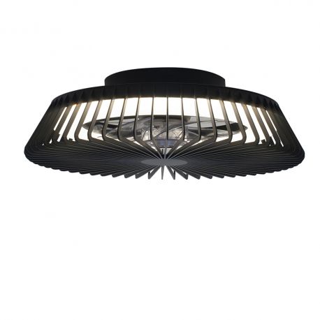 Lustre cu ventilator - Lustra LED Smart cu Ventilator si telecomanda HIMALAYA negru