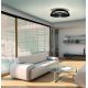 Lustre cu ventilator - Lustra LED Smart cu Ventilator si telecomanda HIMALAYA negru