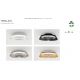 Lustre cu ventilator - Lustra LED Smart cu Ventilator si telecomanda HIMALAYA negru
