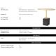 Masute Living - Masuta laterala design LUX Kayan L