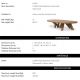 Masute Living - Masuta de cafea design LUX din lemn de stejar Bayshore