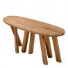 Consola design LUX din lemn de stejar Bayshore