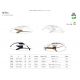 Lustre cu ventilator - Lustra LED Smart cu Ventilator si telecomanda NEPAL nuc/argintiu