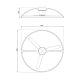 Lustre cu ventilator - Lustra LED Smart cu Ventilator si telecomanda NEPAL nuc/argintiu