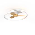 Lustra LED cu Ventilator si telecomanda OCEAN alb/lemn