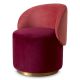 Fotolii - Fotoliu pivotant modern design LUX Chair Greer, Savona bordeaux red