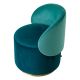 Fotolii - Fotoliu pivotant modern design LUX Chair Greer, Savona sea green, turquoise
