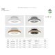 Lustre cu ventilator - Lustra LED Smart cu Ventilator si telecomanda TIBET alb