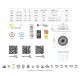 Lustre cu ventilator - Lustra LED Smart cu Ventilator si telecomanda TIBET alb