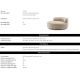 Canapele - Canapea design modern Bjorn Round, Lyssa sand