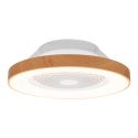 Lustra LED Smart cu Ventilator si telecomanda TIBET alb/lemn