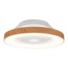 Lustra LED Smart cu Ventilator si telecomanda TIBET alb/lemn