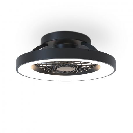 Lustre cu ventilator - Lustra LED cu Ventilator si telecomanda Mini TIBET negru